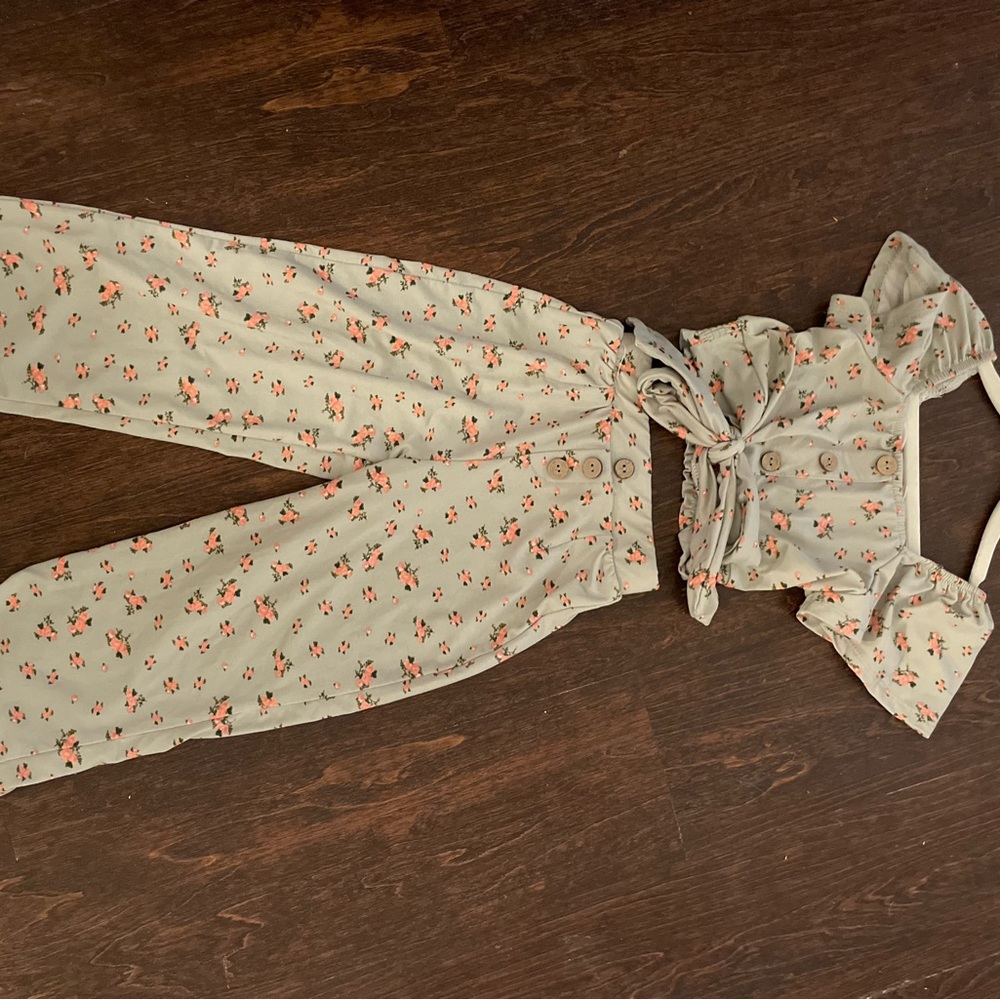 Two Piece Floral Set